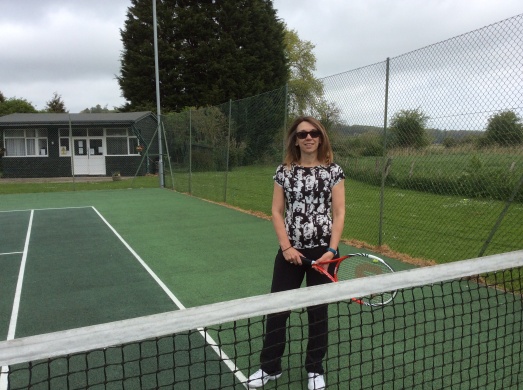At the tennis club