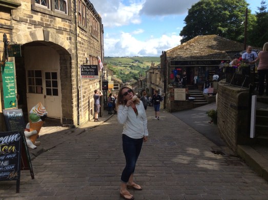 Being touristy in Haworth - there is a Sorbetto hidden under the Rohan